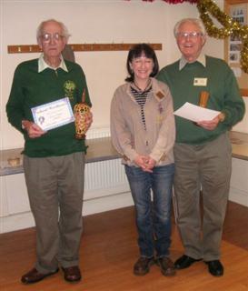 Bernard Slingsby and Frank Hayward get commended certificates